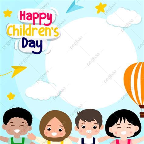 Hình ảnh Ngày Trẻ Em Twibbon Dễ Thương PNG , Ngày Trẻ Con, Hari Anak, Lời Chào PNG miễn phí tải ...