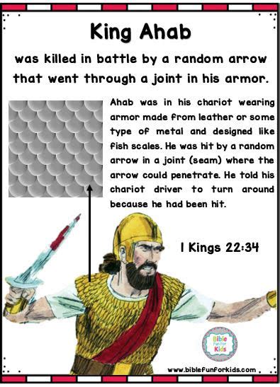 5. King Ahab | Bible Fun For Kids