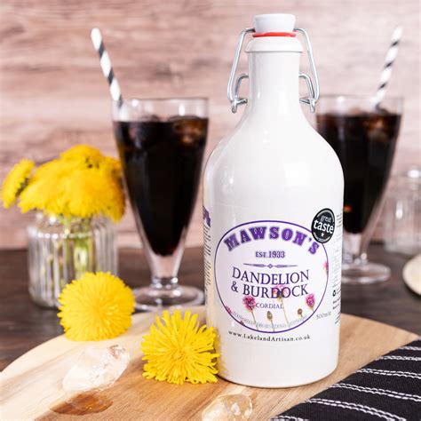 Dandelion & Burdock Cordial 500ml Stone Crock – Lakeland Artisan