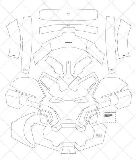 Cut Out Iron Man Helmet Template