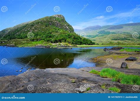 Upper Lake And Mountains In Killarney National Park, Ring Of Kerry, Ireland Stock Image ...