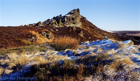 Peak District scene with snow photo WP09310