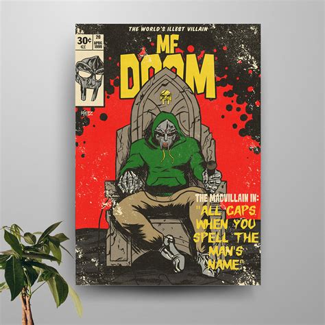 MF DOOM Poster - Etsy