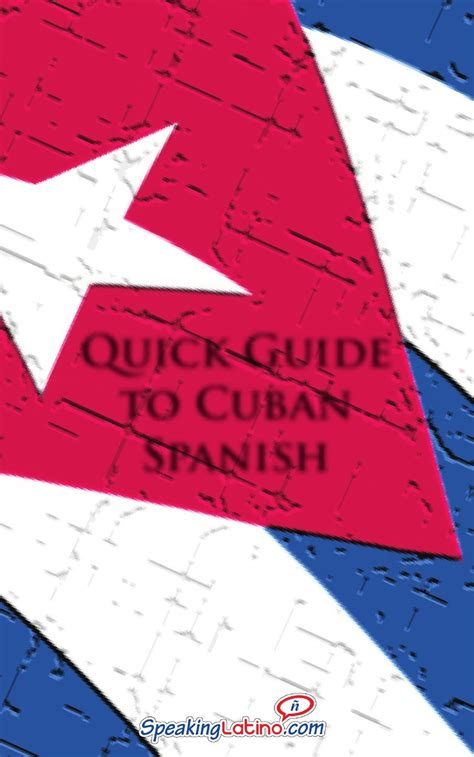 Quick Guide to Cuban Spanish PDF on Scribd | Cuban spanish, Spanish vocabulary, Spanish