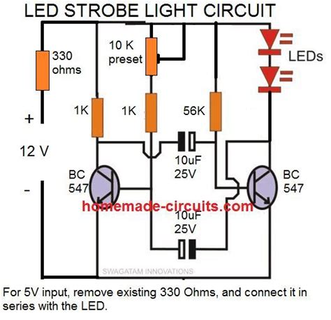 How to Make Any Light a Strobe Light Using Just Two Transistors – Homemade Circuit Projects