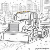Snow Plow Coloring Pages  Free & Printable sketch template