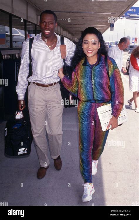 Al Joyner and Florence Griffith-Joyner at the Los Angeles International ...