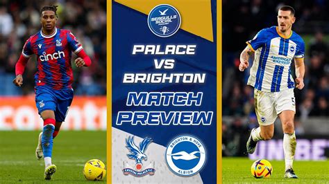 MATCH PREVIEW: Crystal Palace vs Brighton - YouTube