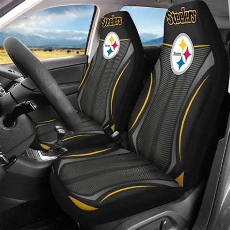 Pittsburgh Steelers Fans Universal Fit Car Seat Covers Truck Seat ...