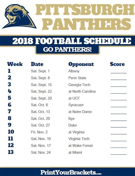 Pitt Panther Football Schedule 2023 - 4th Of July Events Near Me 2023