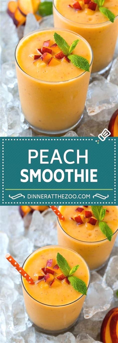 Peach Smoothie Recipe | Easy Smoothie Recipe | Peach Recipe #peach #smoothie #drink #di ...