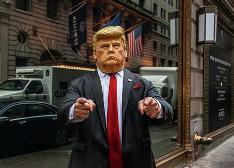 Halloween Costume - Donald Trump Mask Photograph by Robert Ullmann - Pixels