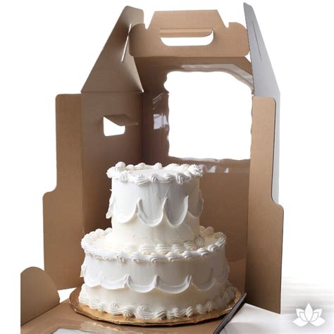 Tall Cake Carrier Box - White (6 Pack) — CaljavaOnline