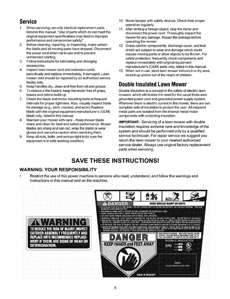 Page 5 of Ryobi Lawn Mower 136 User Guide | ManualsOnline.com