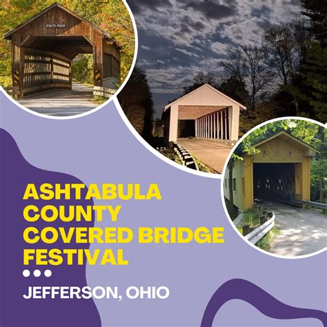 Ashtabula County Covered Bridge Festival 2024 | Eventlas