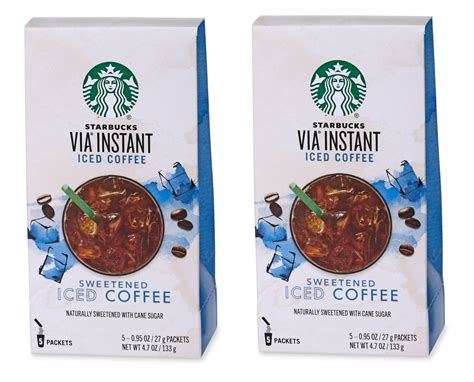 Amazon.com : Starbucks VIA Iced Coffee by Starbucks Coffee - Sold As 10 Single Units : Instant ...