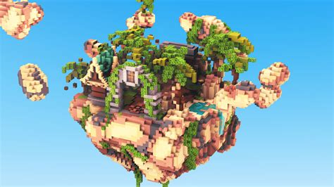 Tropical Floating Island | Hub/SkyBlock | BuiltByBit