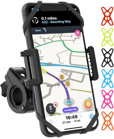 Buy TruActive Premium Bike Phone Mount Holder, Motorcycle Phone Mount ...