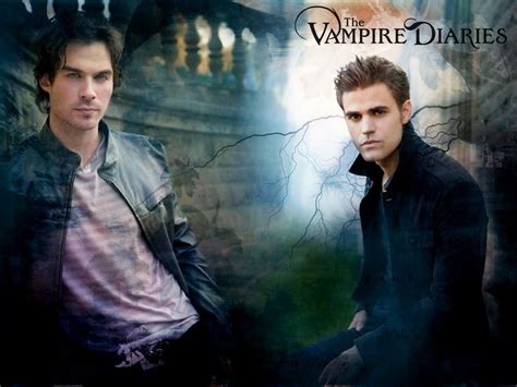 Damon and Stefan Salvatore Wallpaper: Damon & Stefan | Vampire diaries ...