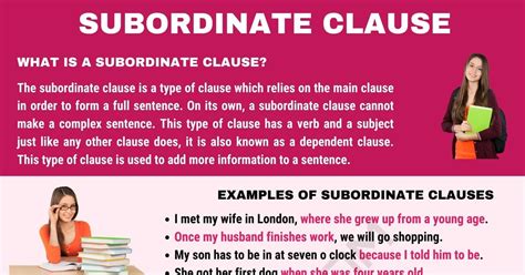 Subordinate Clause: Definition and Examples • 7ESL