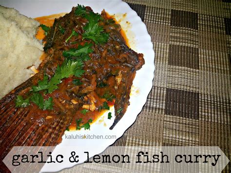 Garlic and Lemon Fish Curry