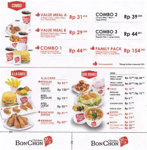 Bon Chon Menu, Menu for Bon Chon, Denpasar, Bali - Zomato Indonesia