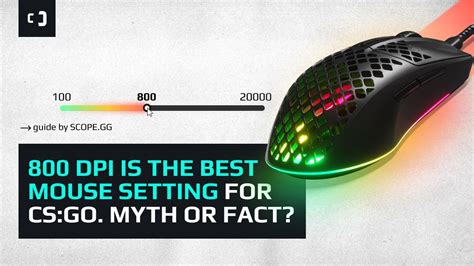 800 DPI is the best mouse sensitivity setting for CS:GO. Myth or fact ...