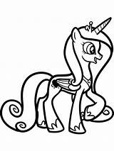Princess Cadence coloring Pages sketch template