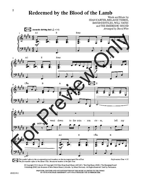 Redeemed by the Blood of the Lamb (SATB ) by | J.W. Pepper Sheet Music