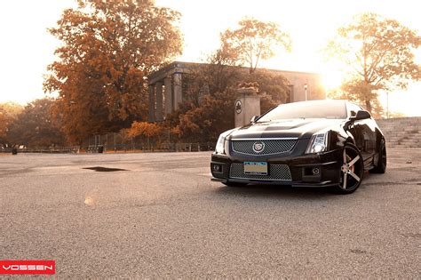 Unbelievable Contrast: Black Cadillac CTS with Chrome Details — CARiD.com Gallery