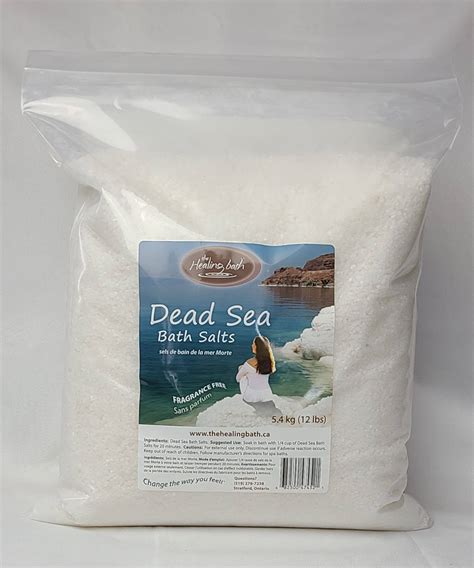 5.4kg (12 lb) Dead Sea BATH SALTS – The Healing Bath