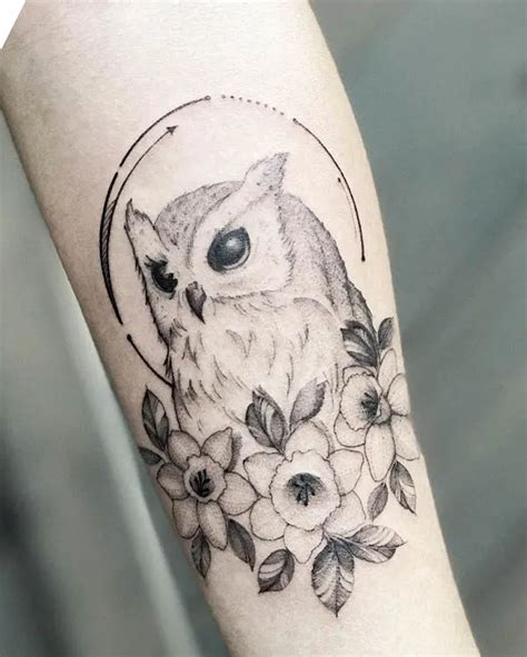 Owl Tattoo Outline