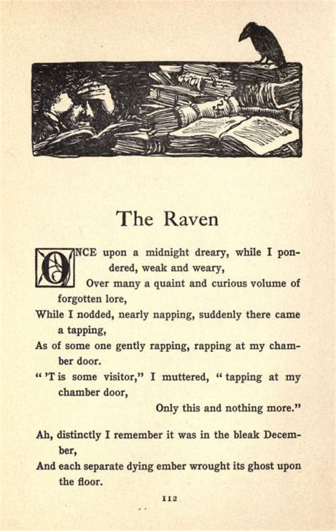 english-idylls: The first verse of The Raven by... - CarolinaBlues ...