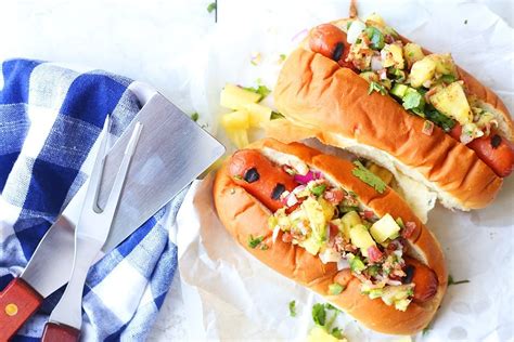 Hawaiian Hot Dog Recipe with Bar-S Hot Dogs | Brown Sugar Food Blog