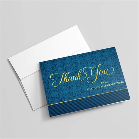 Simply Blue Thank You Card - Thank You Greeting Cards by CardsDirect