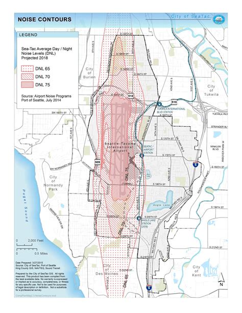 Noise Boundary Maps 2013, 2018, 2021 - Sea-Tac Airport Noise And Pollution