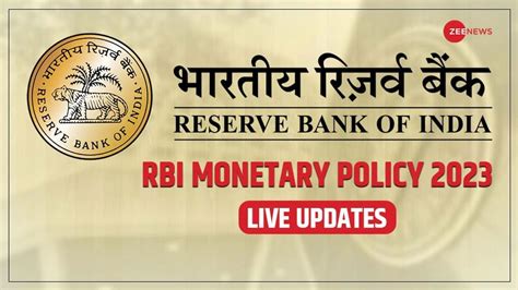 RBI Monetary Policy 2023 Highlights: Status Quo In Interest Rates For ...