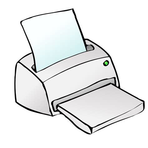 OnlineLabels Clip Art - Inkjet Printer