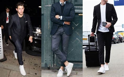 How To Wear White Shoes With Black Jeans Or Pants