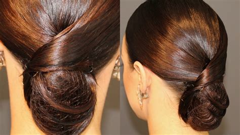 Ballroom Dancing Hair Tutorial | Sleek Low Bun with a Twist - YouTube