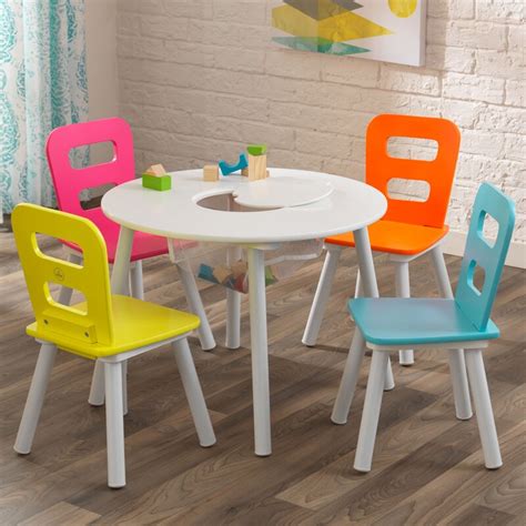 KidKraft Storage Kids' 5 Piece Table and Chair Set & Reviews | Wayfair