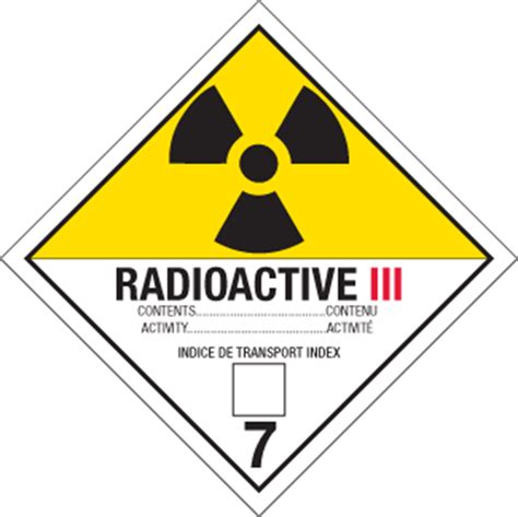 Caution Signage and Labels – Radiation Safety