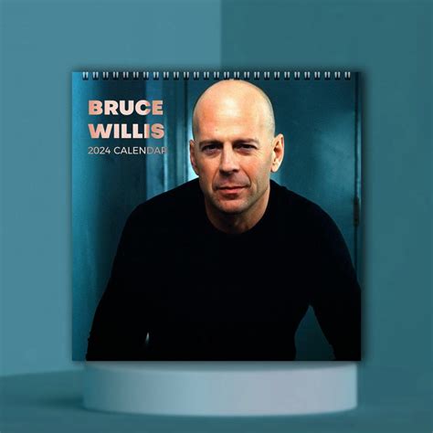 Bruce Willis Calendar 2024, Celebrity Calendar, Bruce Willis 2024 Wall ...