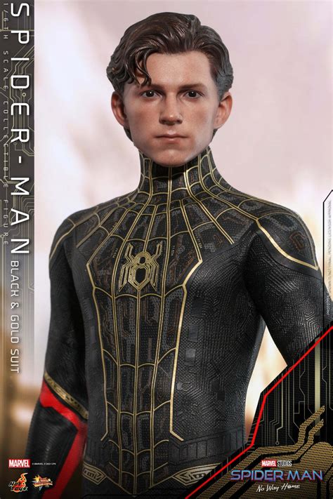 See Tom Holland’s New Black & Gold Spider-Man Costume For No Way Home