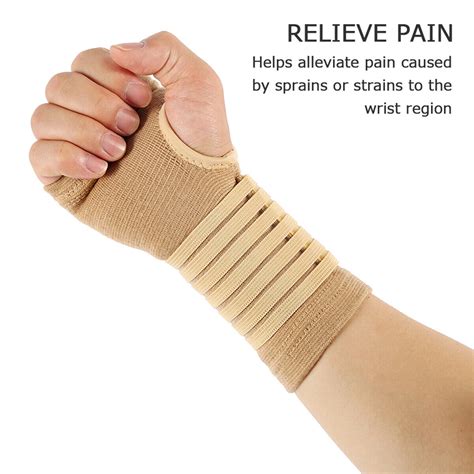 2× Wrist Brace Bandage Support Carpal Tunnel Arthritis Hand Sprain Pain Relief | eBay