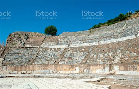 Ephesus Amphitheater Stock Photo - Download Image Now - Ephesus, Stage Theater, Amphitheater ...