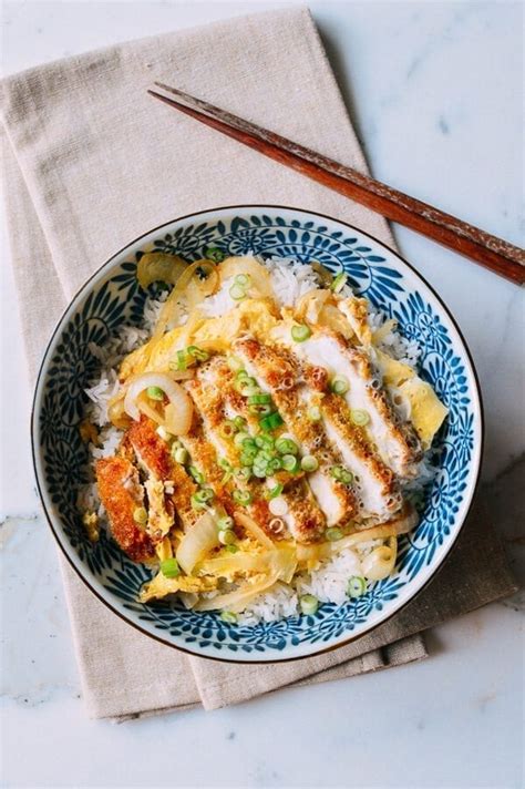 Katsudon Japanese Pork Cutlet and Egg Rice Bowl - The Woks of Life