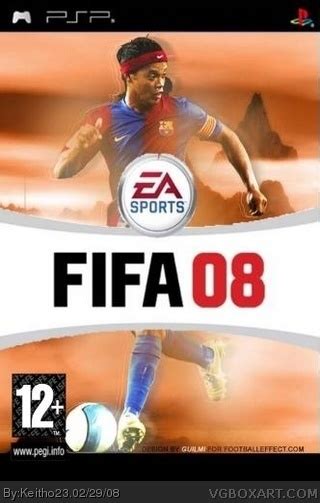 FIFA 08 PSP Box Art Cover by Keitho23