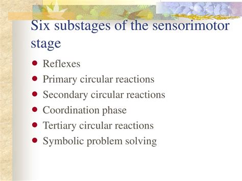 PPT - Six substages of the sensorimotor stage PowerPoint Presentation, free download - ID:9498341