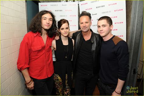 Emma Watson: Nylon Party with Logan Lerman | Photo 505199 - Photo ...